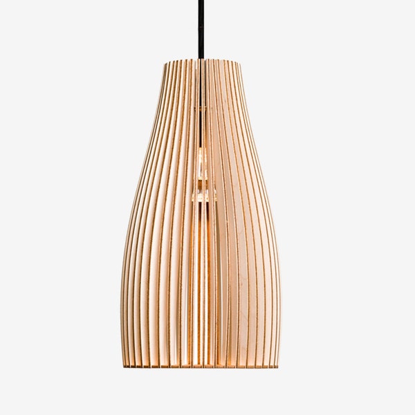 ENA wooden pendant light, wood lamp, spot light, wooden lampshade