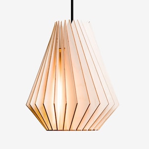 HEKTOR wood lamp,  wooden lampshade, pendant lighting, hanging light, wood design