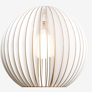 AION L wood pendant light, wooden lampshade, wood lamp