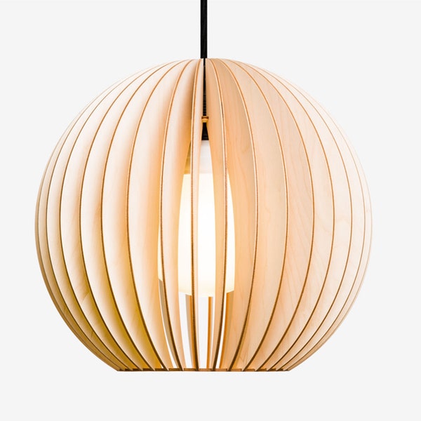 AION wood lamp birch