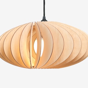 NEFI pendant light, wood lamps, hanging lamps, pendant lampshades image 1