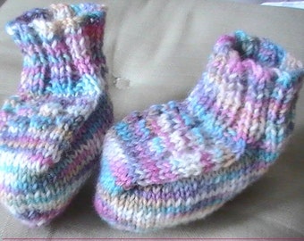 PDF pattern Sock yarn Baby Bootees