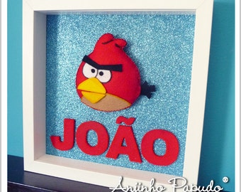 Ungry Bird Frame for Kids Room