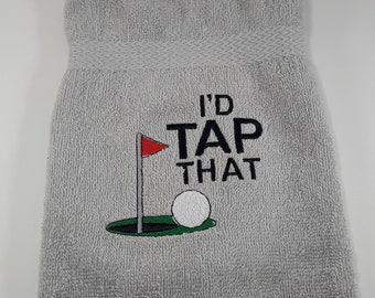 SB Glitch Logo Golf Towel main image 1