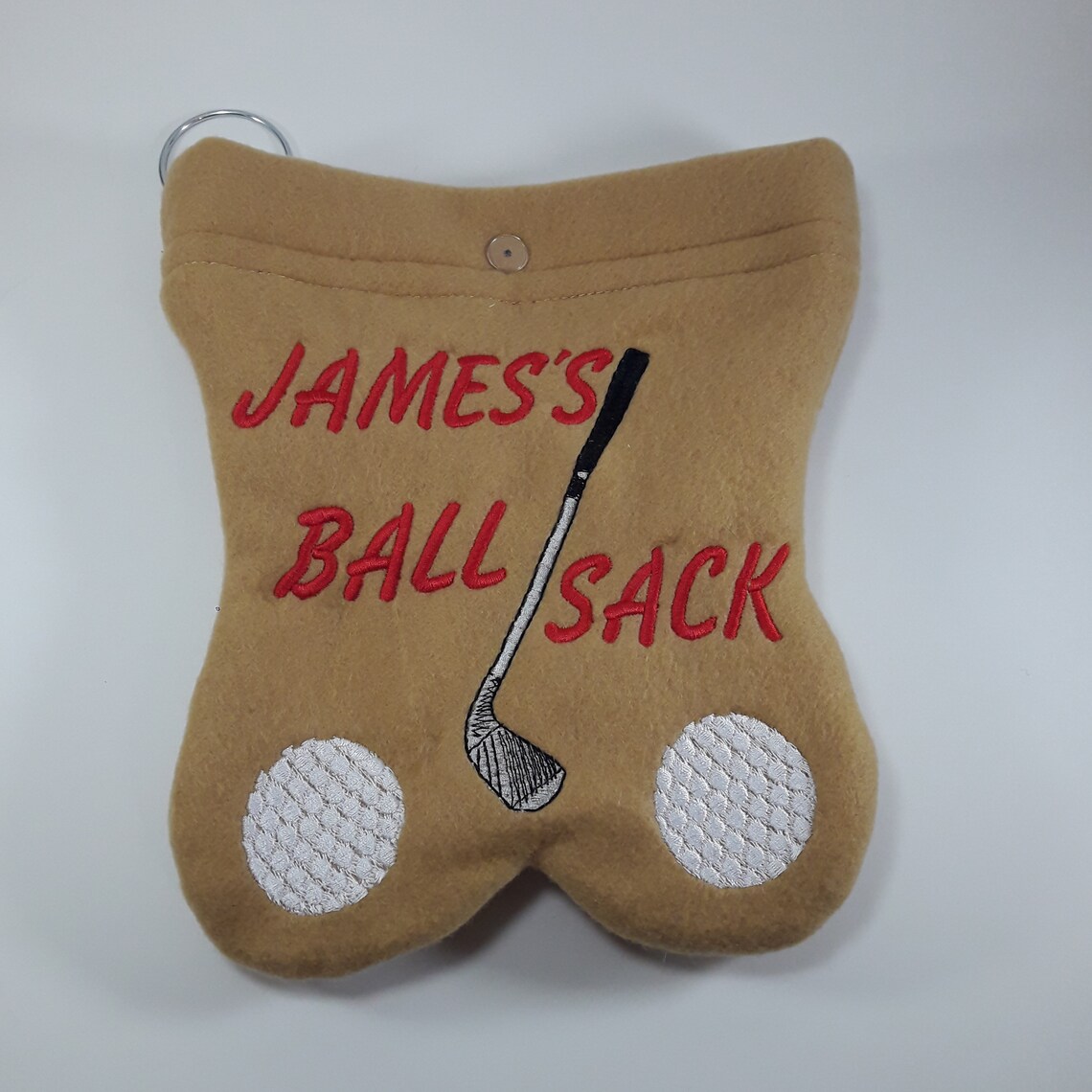 GOLF BALL BAG Ball sack Fun useful gift Embroidered Etsy