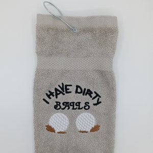 Funny Useful Golf Towel gift - Golf Christmas gift - Useful gift for golfer - Father's day golf gift - Gift for him - Adult humor golf towel