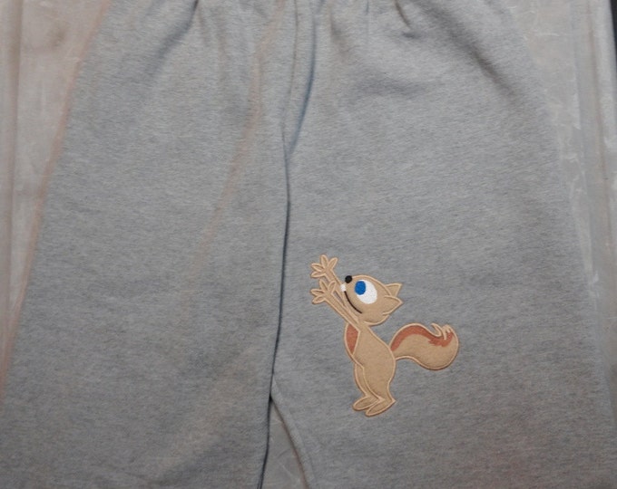Squirrel Reaching - Sweatpants for men -Funny gift for boyfriend - Husband - or anyone in your life with a slightly warped sense of humor.