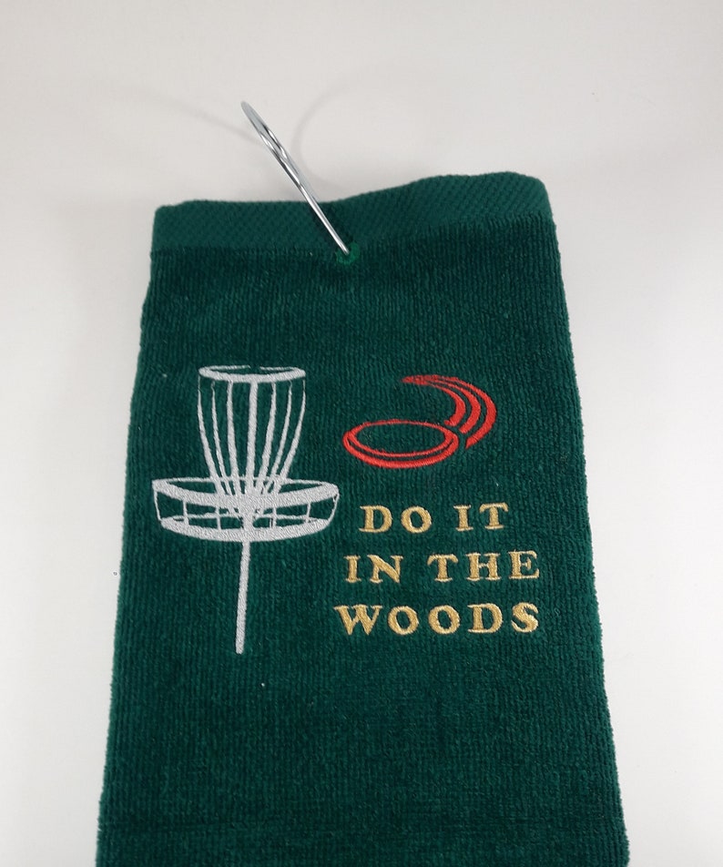 Disc Golf Towel Custom Personalized Embroidered Disc Golfer Etsy