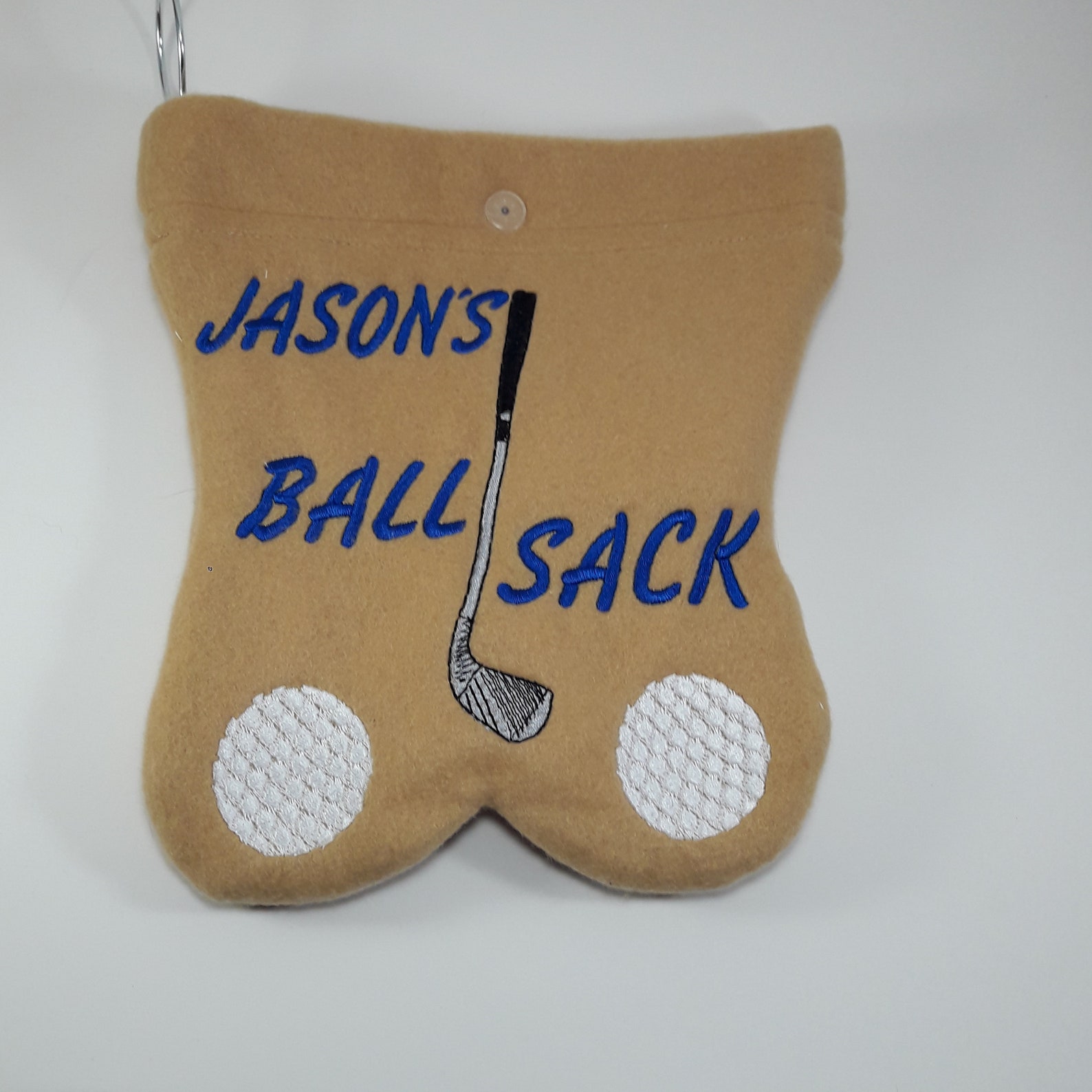 GOLF BALL BAG Ball Sack Fun Useful Gift Embroidered Etsy