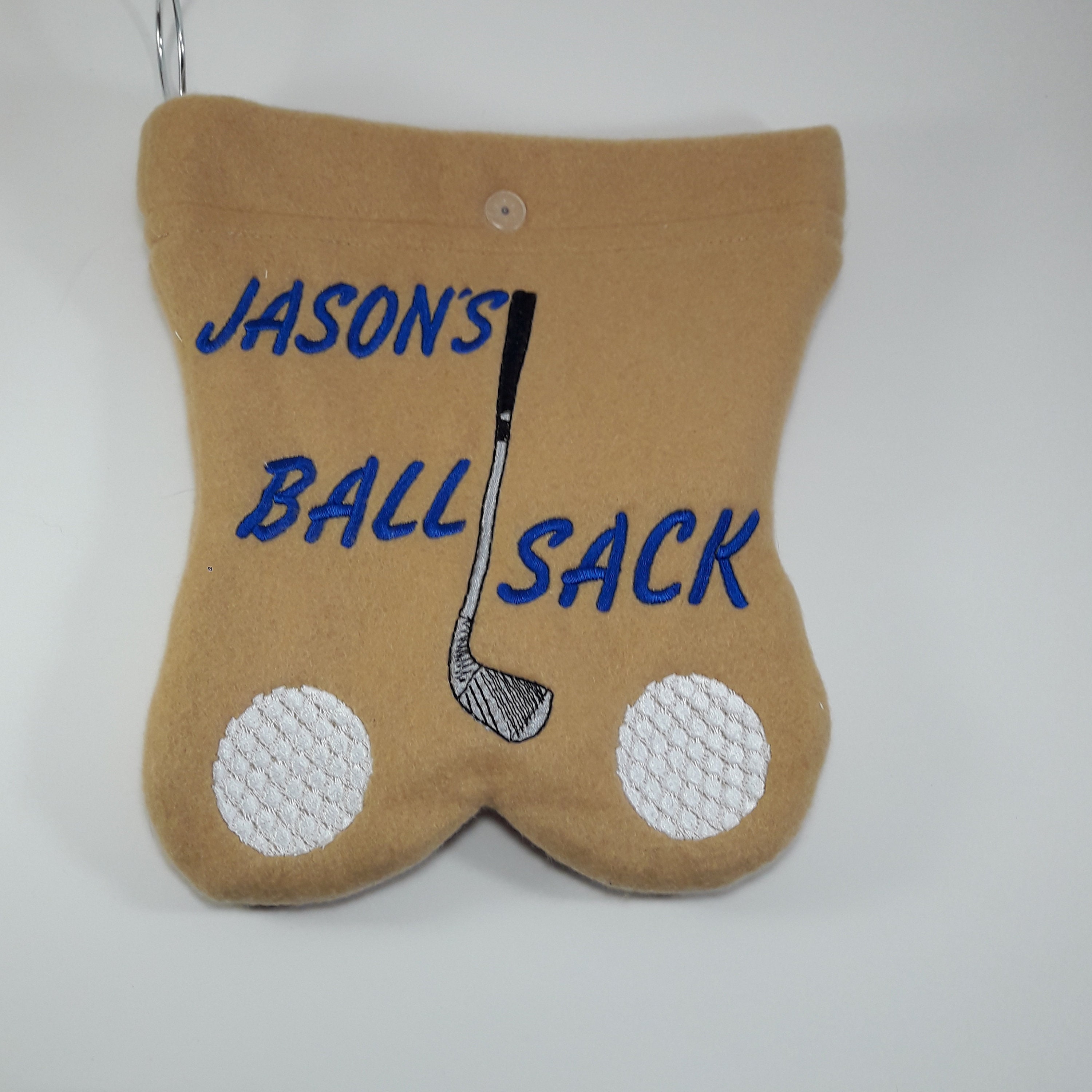 GOLF BALL BAG Ball sack Fun useful gift Embroidered Etsy