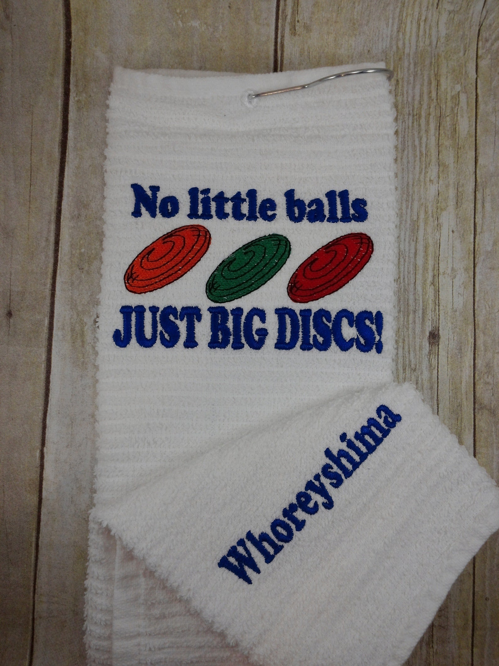 Personalized Disc golfer gift /Disc Golf Towel / Embroidered Etsy