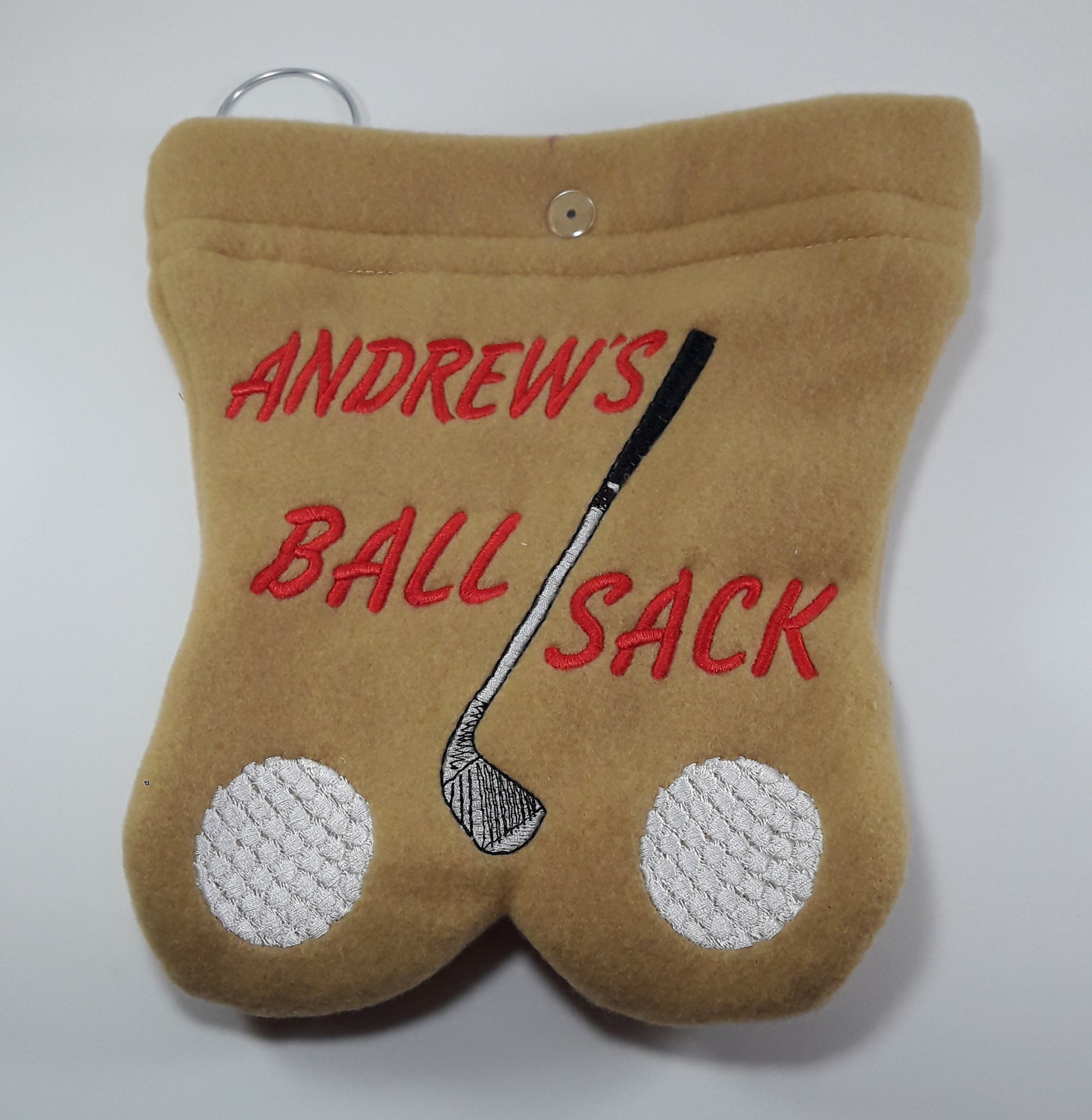GOLF BALL BAG Ball sack Fun useful gift Embroidered Etsy