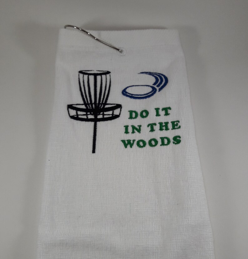 Disc Golf Towel Custom Personalized Embroidered Disc Golfer Etsy