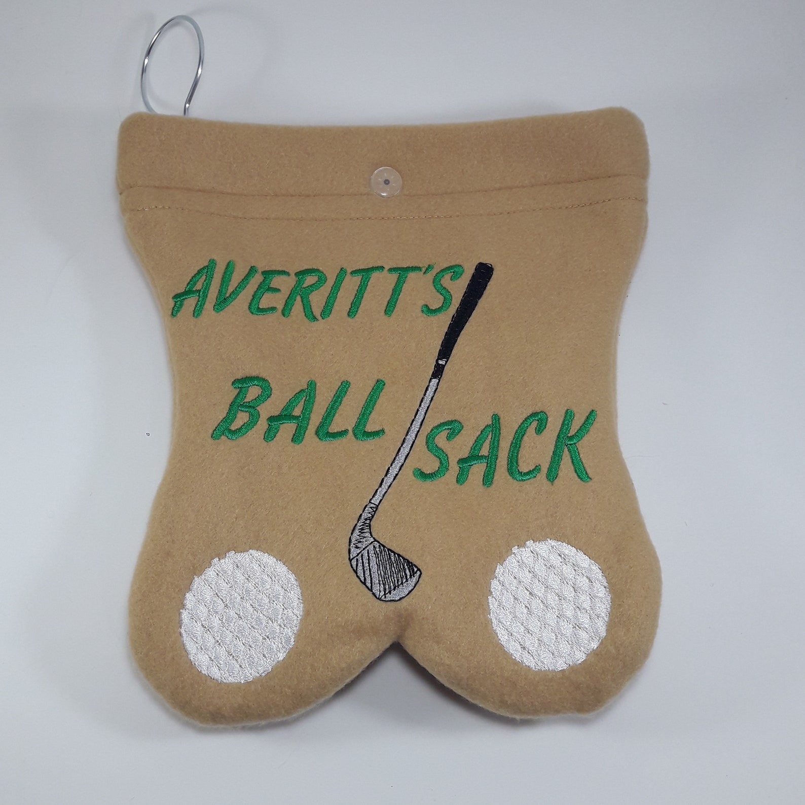 GOLF BALL BAG Ball Sack Fun Useful Gift Embroidered Etsy
