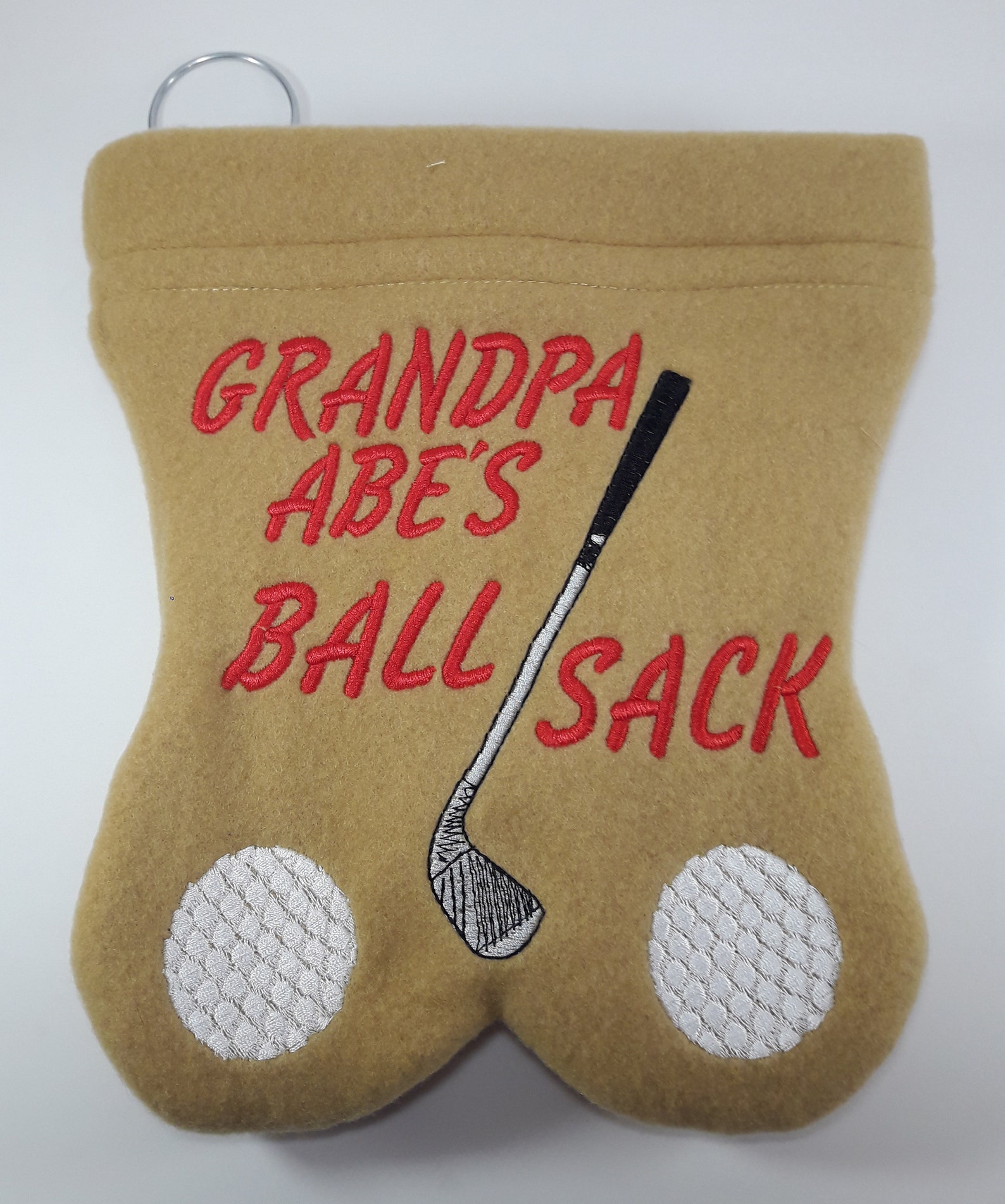 GOLF BALL BAG Ball sack Fun useful gift Embroidered Etsy