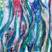 Acyrlic and Resin Painting*Enchanting Seagrass*10X 20 Gallery Wrapped Canvas