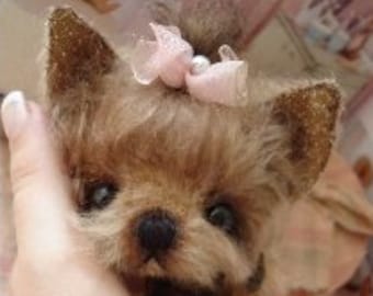 Sewing pattern  PDF Sofort Download    Schnitt  EBook Yorkshire Terrier PEBBLES   13 cm   Teddy-Manufaktur.de Eileen Hecht