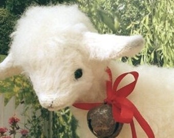 PDF Instant Download - Pattern / E-Book BABY LAMB "Gloeckchen" :) - 5 Inch - by Eileen Seifert - Teddy-Manufaktur.de