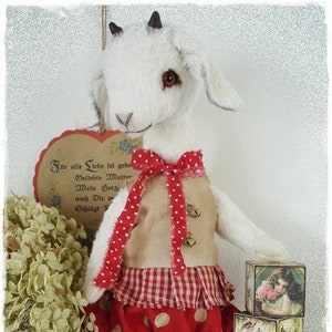 PDF Instant Download - Pattern / E-Book Goat " SCHNUCKI " :) - 12 Inch - by Eileen Seifert - Teddy-Manufaktur.de