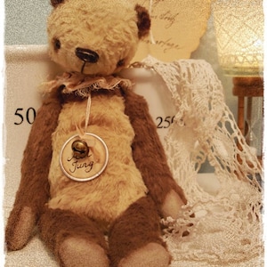 Wzór szycia PDF wycięty EBook Miś Panda MIN JUNG 23 cm Teddy-Manufaktur.de Eileen Hecht