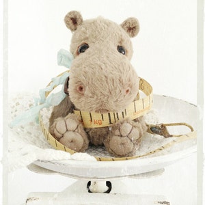 Sewing pattern PDF Instant Download Pattern EBook Hippo DIEGO 15 cm Teddy-Manufaktur.de Eileen Hecht