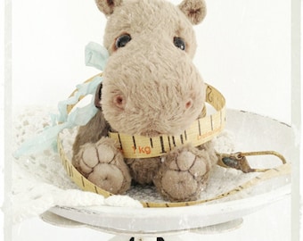 PDF  Instant Download Pattern / E-Book Hippo  " DIEGO " :) - 6 Inch - Eileen Hecht- Teddy-Manufaktur.de