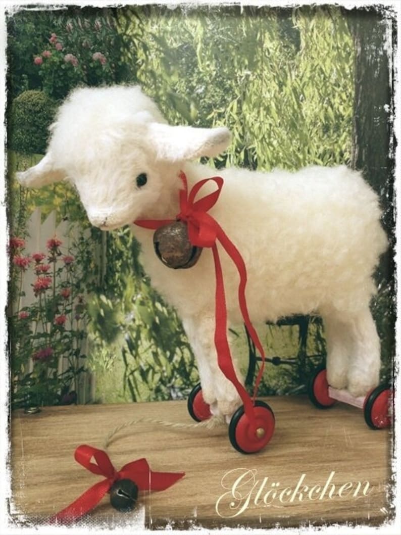 Sewing pattern PDF Instant Download Pattern eBook Lamb Bells 12 cm Teddy-Manufaktur.de Eileen Hecht image 1