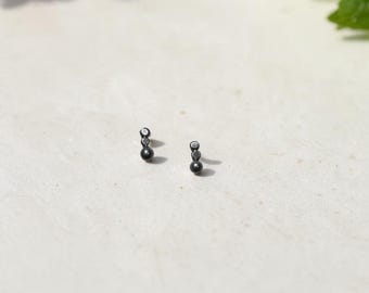minimalist stud earrings
