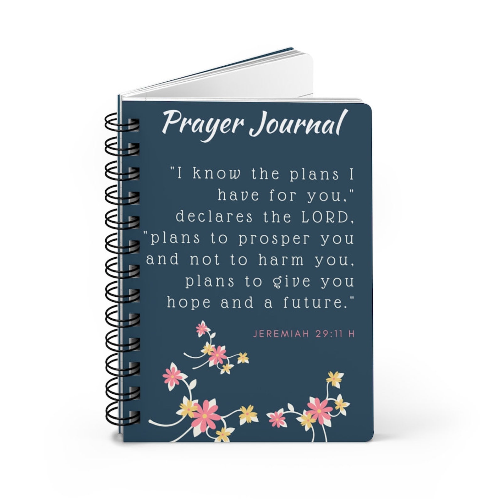 Floral Prayer Spiralbound Journal Notebook Gift Women Girls Etsy