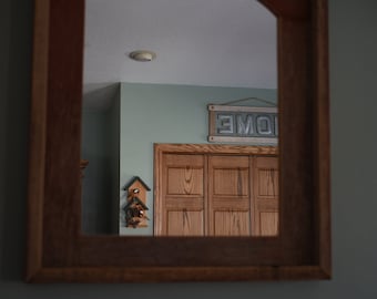 Barnwood mirror (Arched)