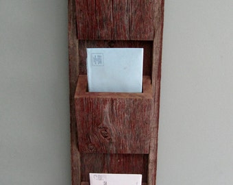 Barnwood Mail Organizer / With hooks