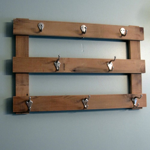 Barnwood Key Hat Coat Rack Etsy