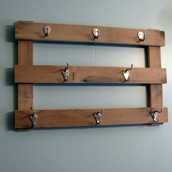 Barnwood key- Hat - Coat - Rack