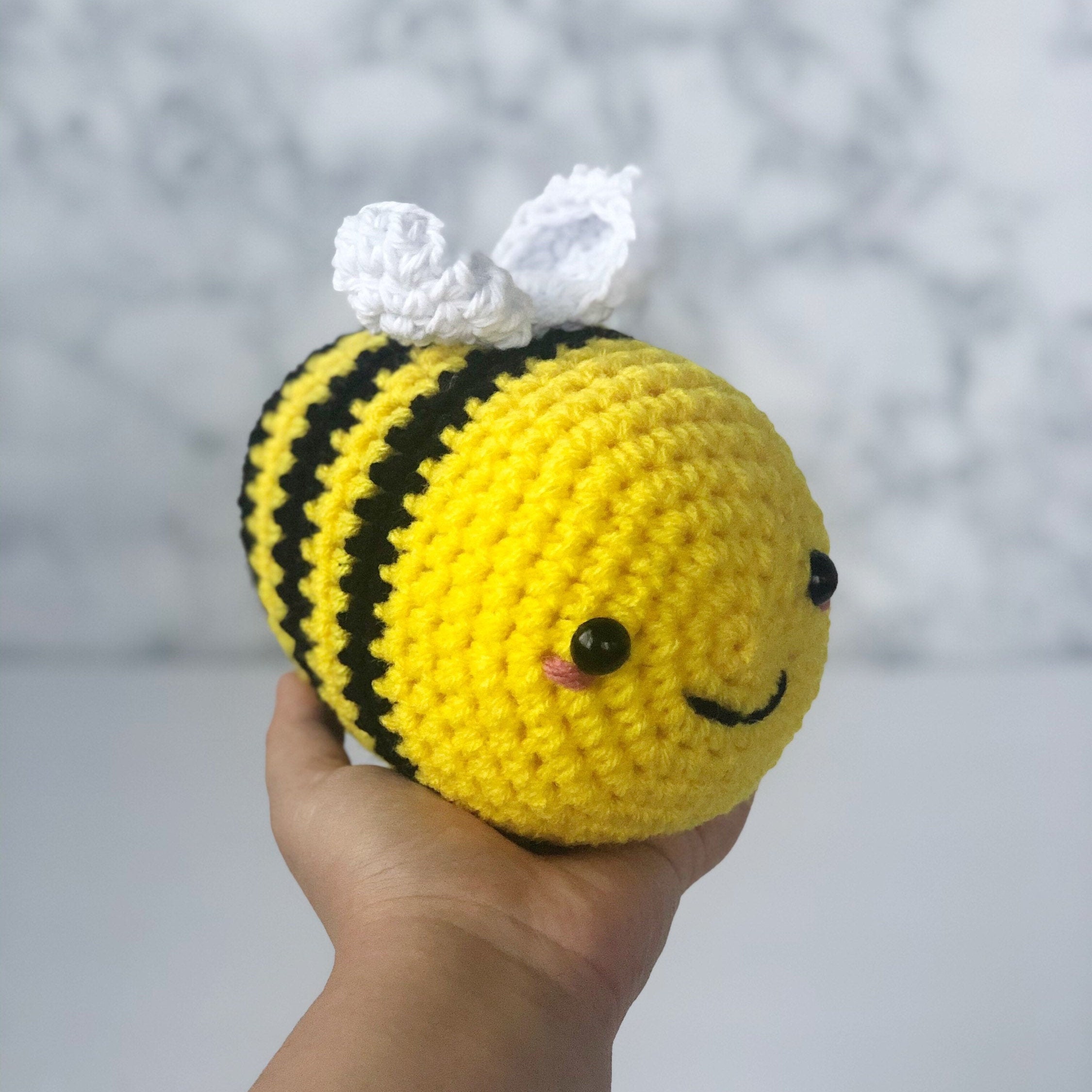 Bee, Crochet Bee, Toy Bee, Soft Plush Toy Bee, Bumblebee 