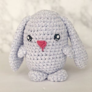 PDF Pattern Crochet Toy Cute Bunny Long Ears Amigurumi Pattern, Easter Bunny, Crochet Bunny, Egg Bunny, Amigurumi Bunny, Stuffed Bunny Toy