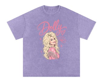 Dolly Snow Washed Oversized Cotton T-Shirt