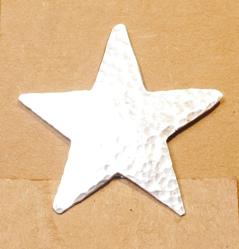 Silver Star brooch or necklace image 1