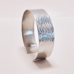 Silver Wide metal Cuff