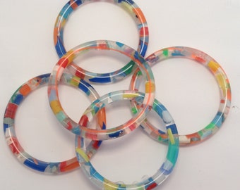 Recycled Beach Found plastic Bangle.