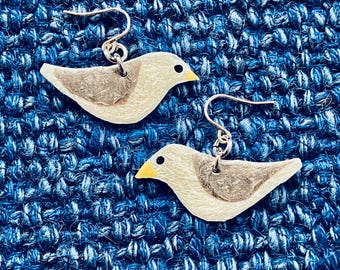 Mini St.Ives Seagulls made from waste aluminium.