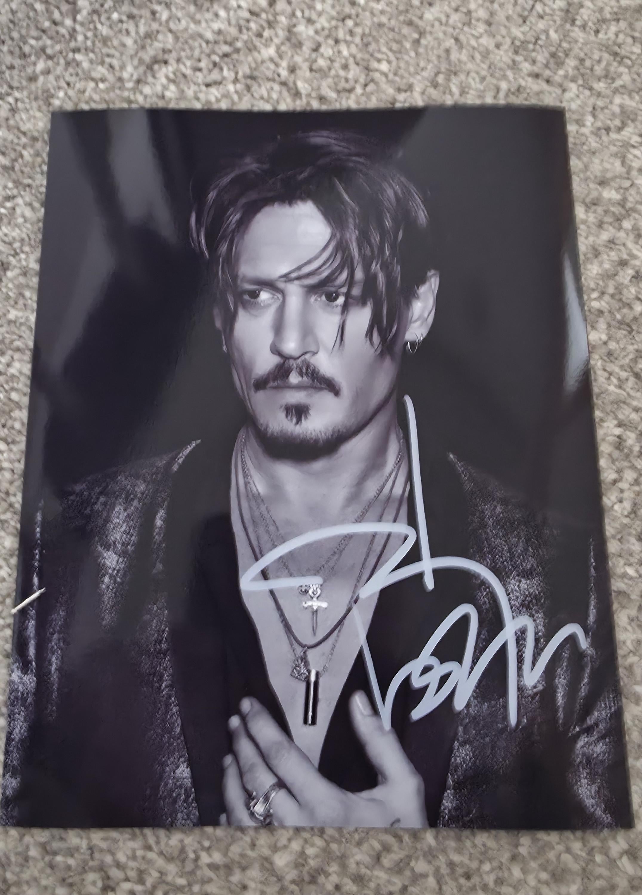 Johnny Depp Signed - Etsy