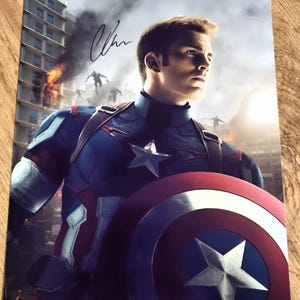 Chris evans signed - Etsy 日本