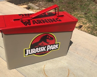 Jurassic Park Ammo Can seconds Great For Jeeps