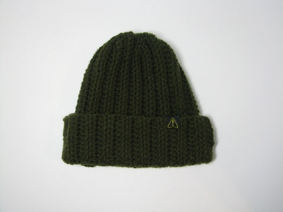 olive green winter hat