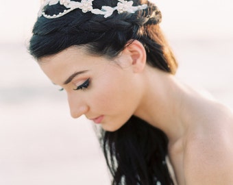 Bridal Hair Accessory. Bridal Hair Piece. Bridal Boho Halo {Millie}
