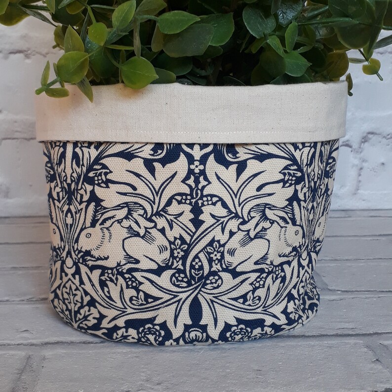 Plant pot fabric plant pot indoor plant pot William Morris
