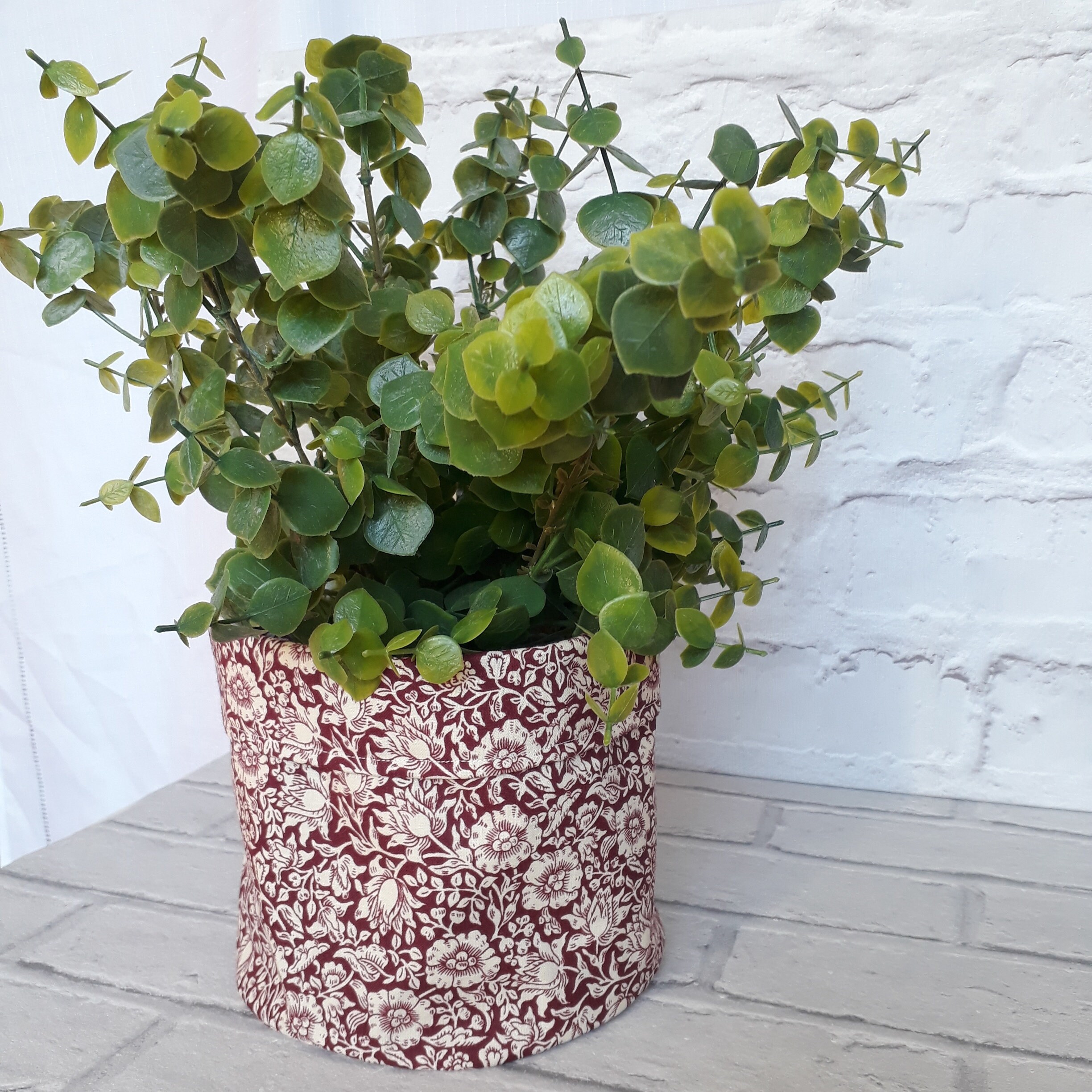 Indoor Fabric plant pot fabric pot pot plant William Morris Etsy