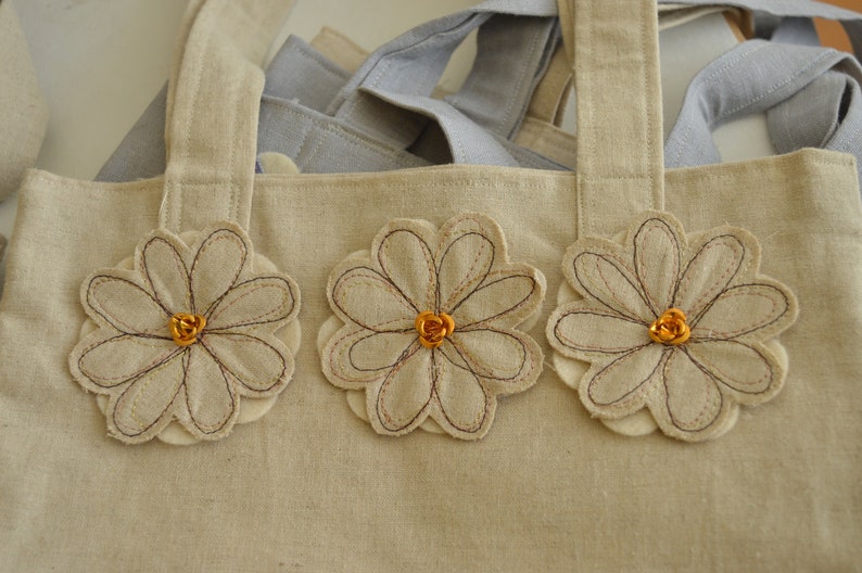summer bag tote bag gift for grandma fabric bag gift for mum cotton tote bag shopping tote bag natural coloured bag Everyday Bag