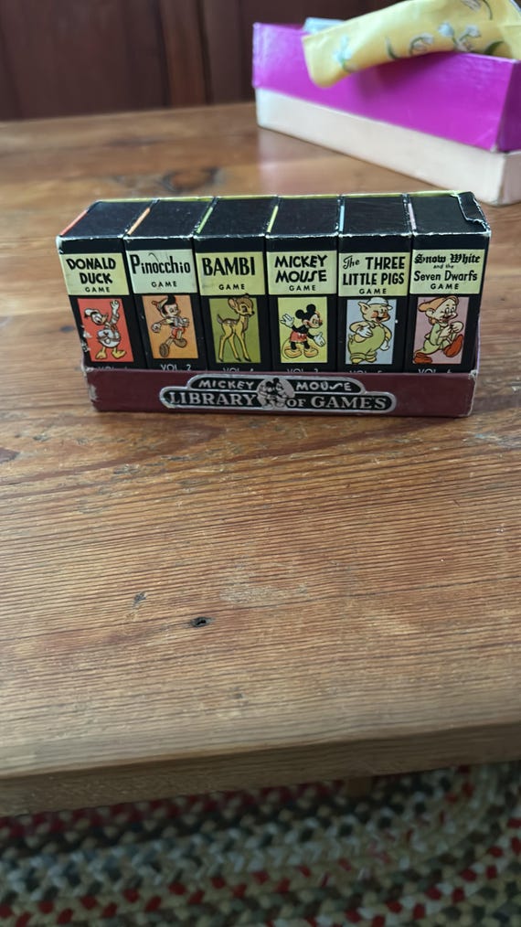 ヴィンテージディズニーMickey Mouse Library of Games Mickey Mouse