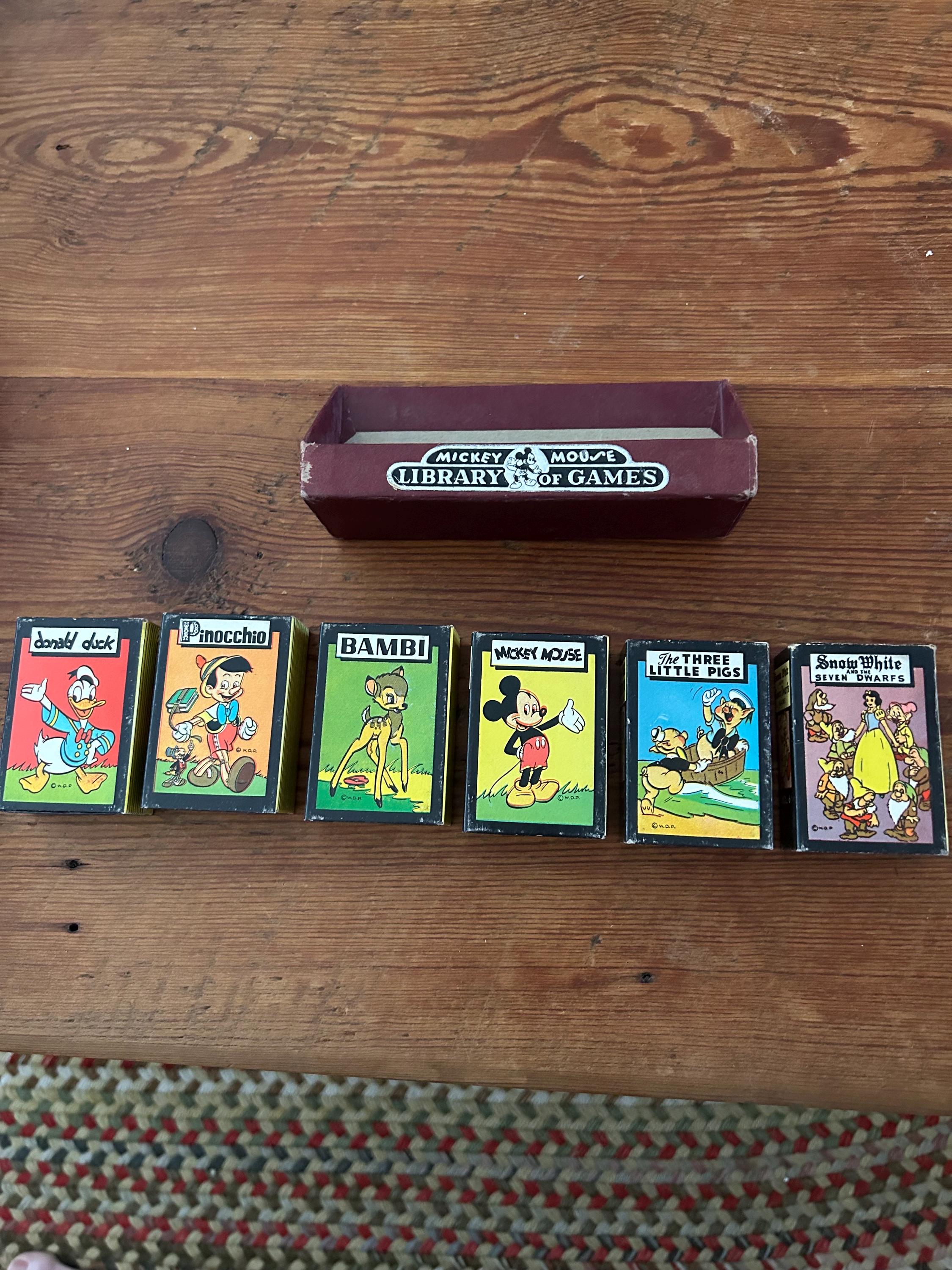 Mickey Mouse Library of Games - Etsy